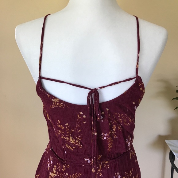 Forever 21 - Red Floral Halter Dress - Picture 5 of 7